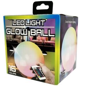 LED Light Glow Ball – 16-Color Remote-Controlled Mood Light